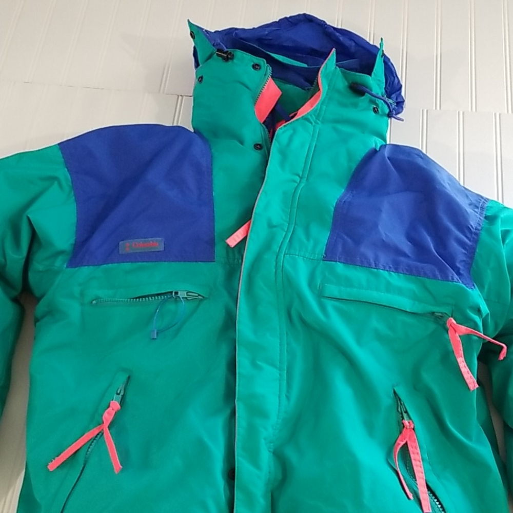 Columbia VNTG ski coat with zip out jacket